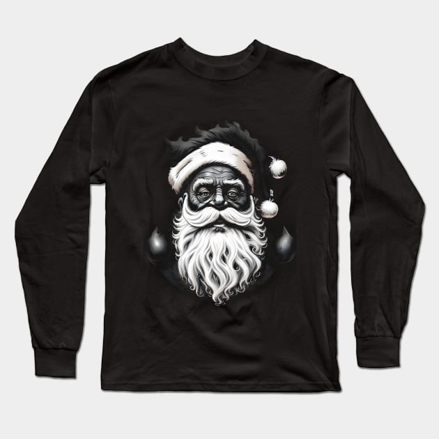 santa christmas Long Sleeve T-Shirt by rotra